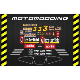 Pegatinas circuito aprilia rs125