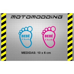 Pegatina bebé a bordo