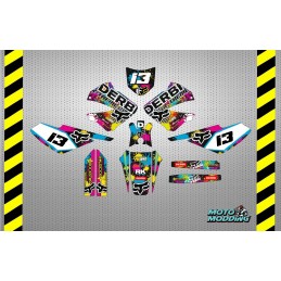 Kit adhesivos Derbi Senda Xtreme 2006 enduro diseño multicolor