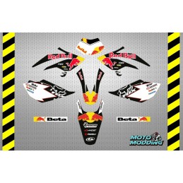 Kit de vinilos para Beta 50RR diseño Red bull