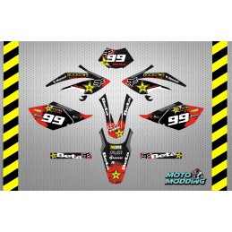 Kit de vinilos para Beta 50RR diseño Rockstar