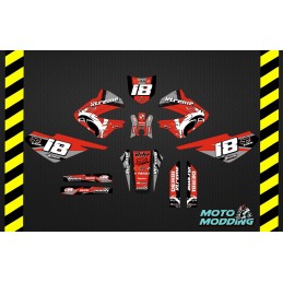 Kit adhesivos Derbi Senda Xtreme 2006 enduro diseño voca racing