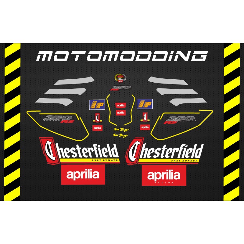 Pegatinas aprilia rs 250 chesterfield.