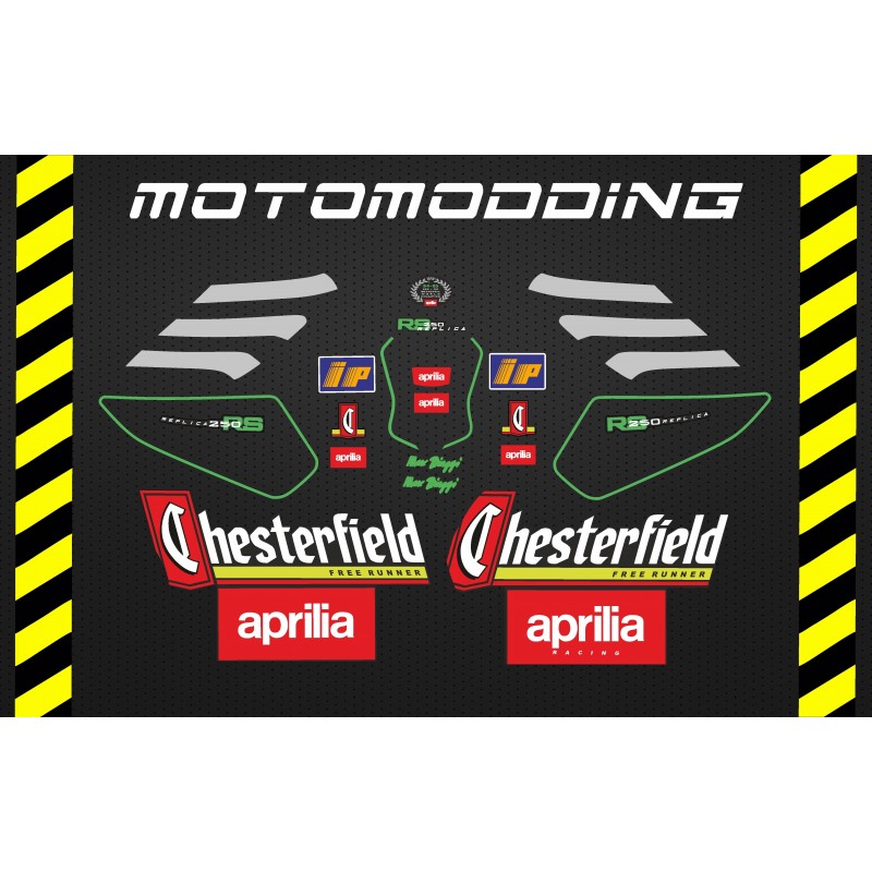 Pegatinas Aprilia RS 250 Chesterfield - Motomodding