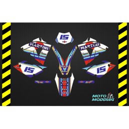 Kit de vinilos para Rieju Mrx Pro 50 diseño martini