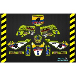 Kit de vinilos para Kawasaki Kx65