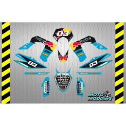 Kit adhesivos derbi drd pro diseño Go pro