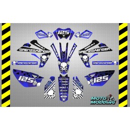 Kit pegatinas Rieju MRT 50 diseño Grenzgaenger