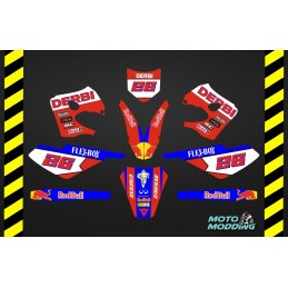 Pegatinas Derbi senda R 2000 diseño 85 anniversary