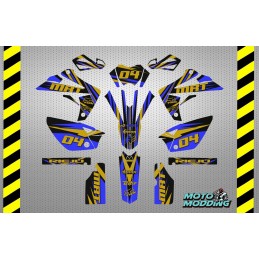 Kit pegatinas Rieju MRT 50 diseño negro y azul