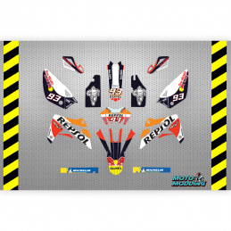Pegatinas Rieju MRT 50 diseño repsol motogp
