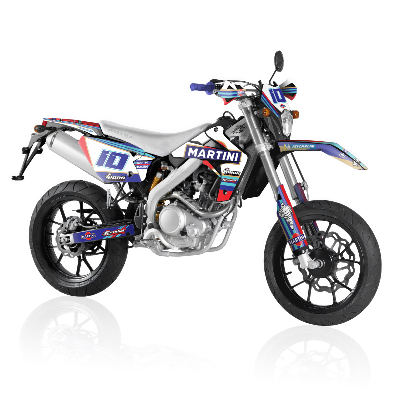 Kit pegatinas Rieju MRT 50 diseño Martini