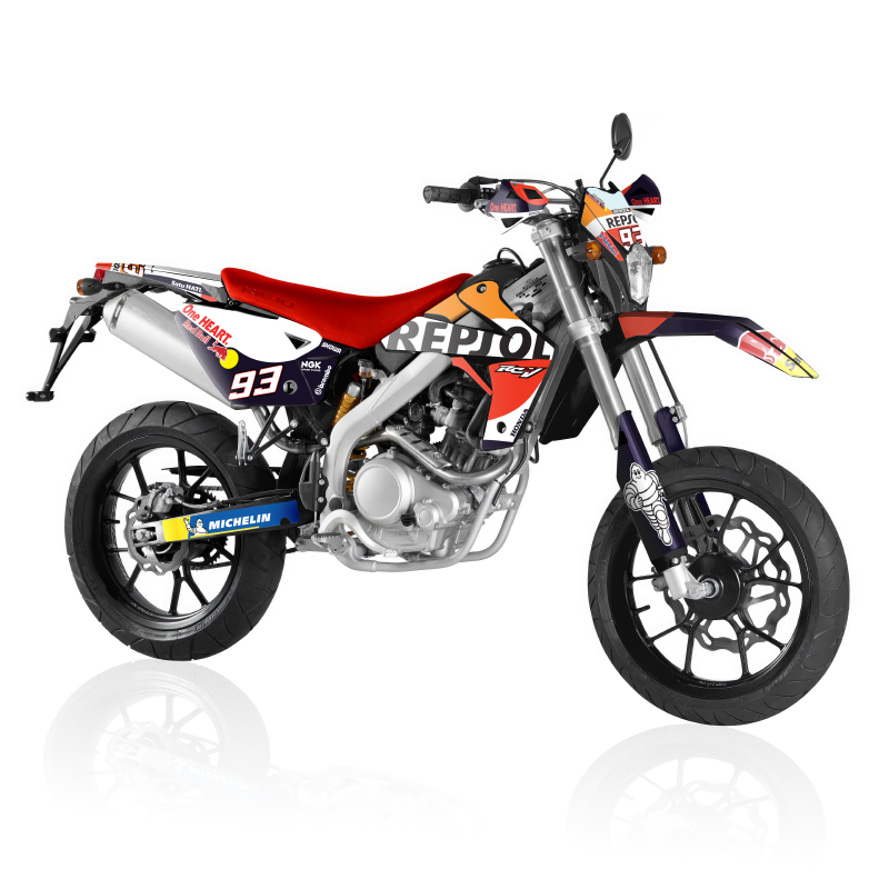 Pegatinas Rieju MRT 50 diseño repsol motogp