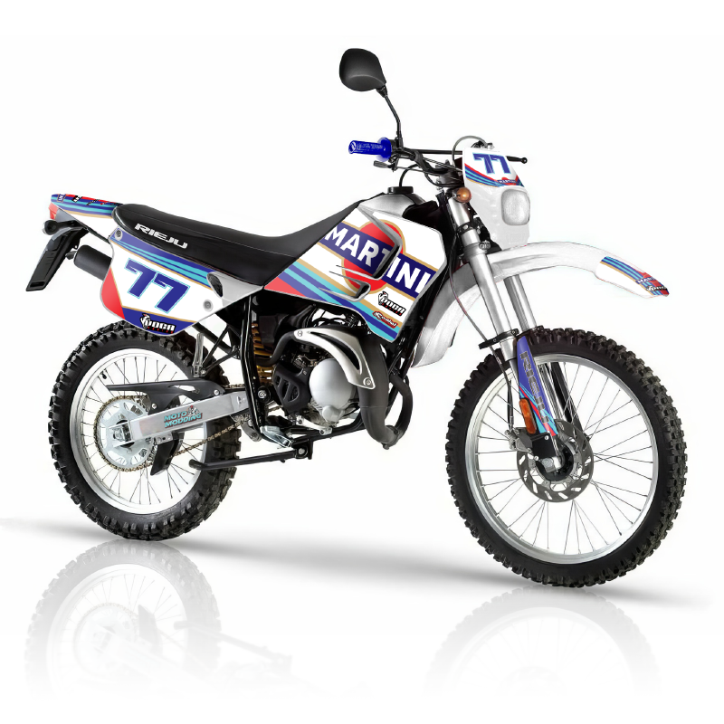 Kit pegatinas Rieju RR modelo 1994 2000 diseño Martini
