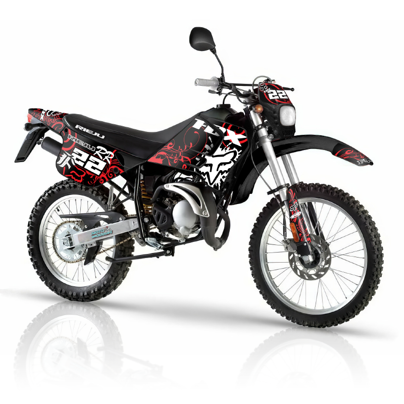 Kit pegatinas Rieju RR modelo 1994 2000 diseño Fox