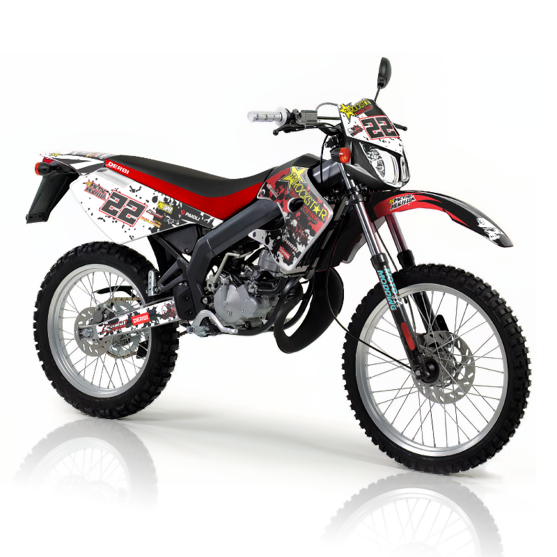 Pegatinas Derbi senda R 2000 diseño rockstar