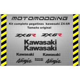 Pegatinas kawasaki ZX-6R