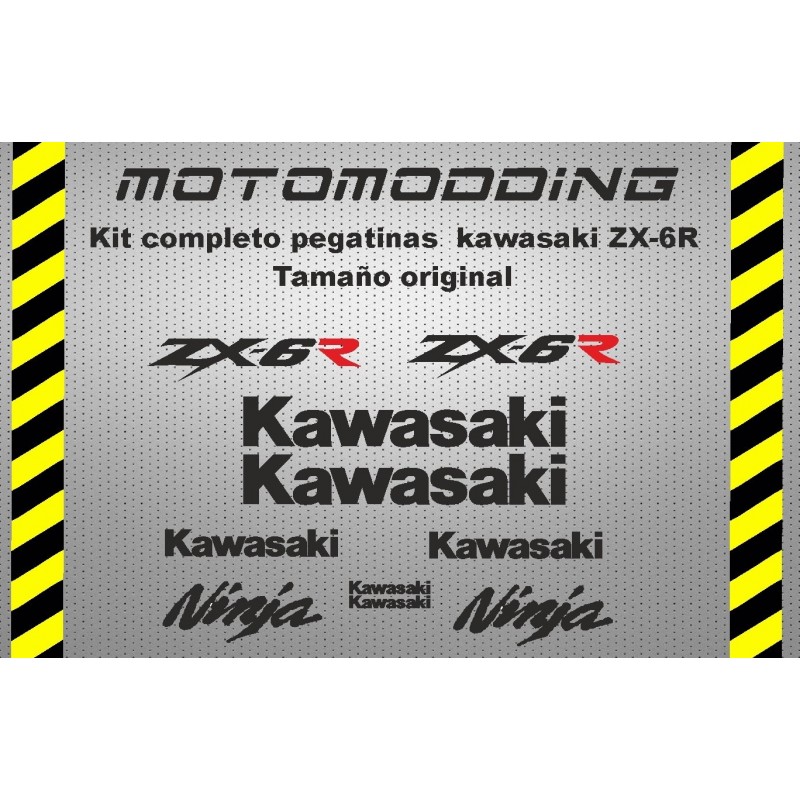 Pegatinas kawasaki ZX-6R