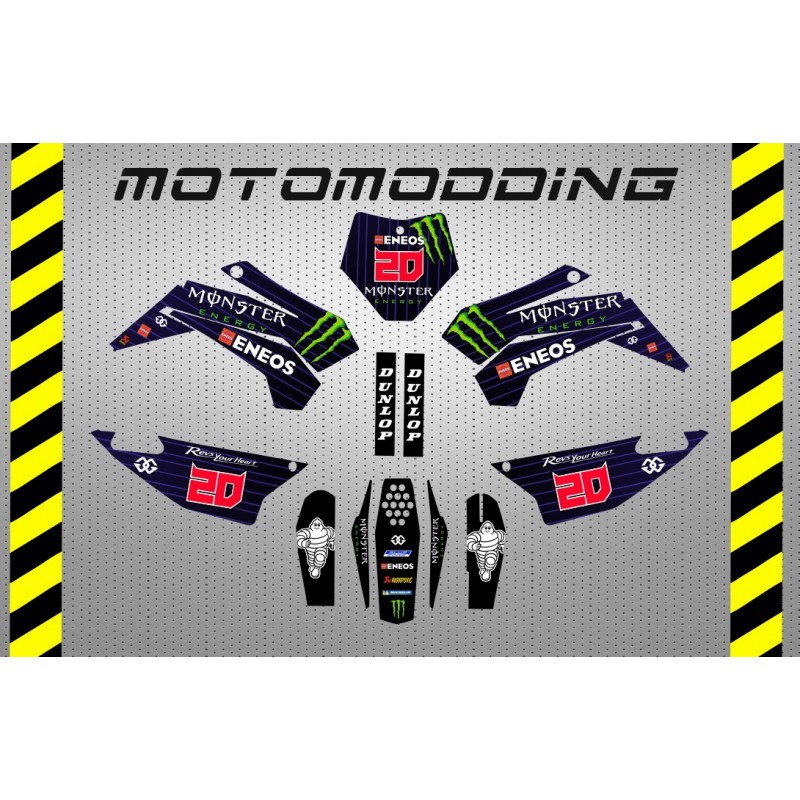 Pegatinas Ycf sm155 2021 diseño Monster