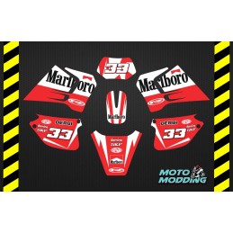 Kit pegatinas Rieju RR modelo 1994 2000 diseño Marlboro
