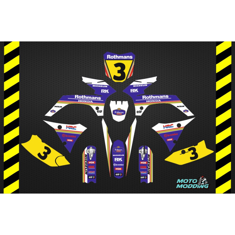 Kit pegatinas  Malcor super racer rothmans