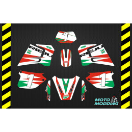 Kit pegatinas Rieju RR modelo 1994 2000 diseño Castrol