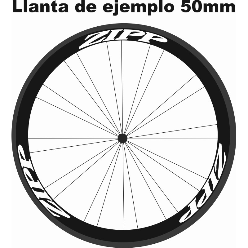 Pegatinas ZIPP para llantas de bicicleta carretera