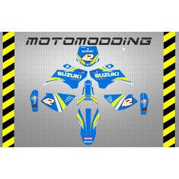 Kit pegatinas pitbike ycf 125 Suzuki motogp