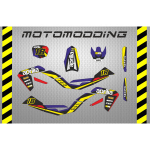 Kit Pegatinas Aprilia SX 50 - Motomodding