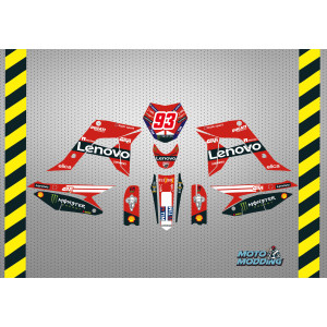 Pegatinas Malcor racer 2020 Ducati 2026 Márquez