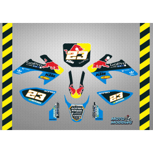 Kit Pegatinas crf50 red bull go pro