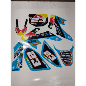 Kit Pegatinas crf50 red bull go pro