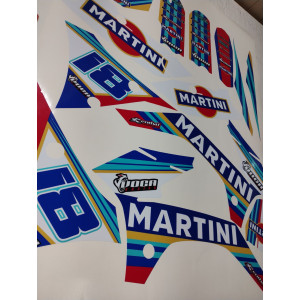 Kit pegatinas Malcor super racer diseño Martini