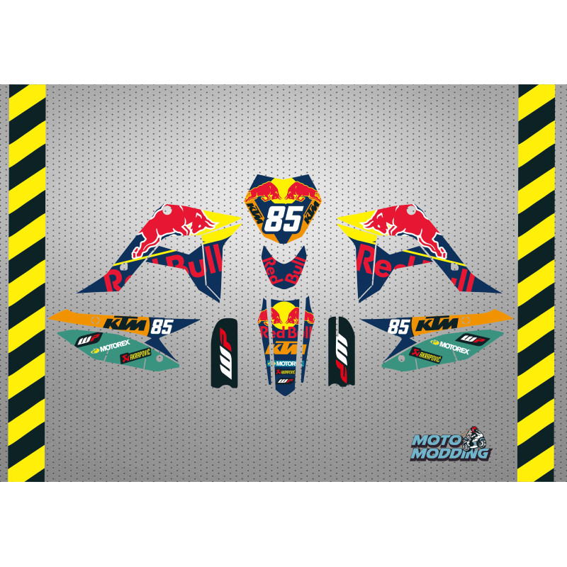 Pegatinas Malcor racer 2020 ktm motogp réplica