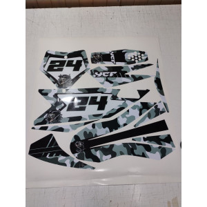 Kit pegatinas pitbike ycf bigy 150  2022-2025 camuflaje militar