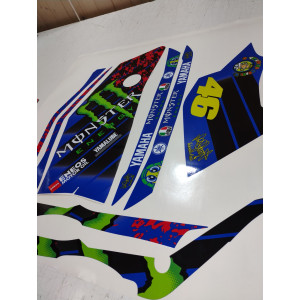 Kit pegatinas Yamaha XMAX 125/300 2023-2025 diseño monster VR46