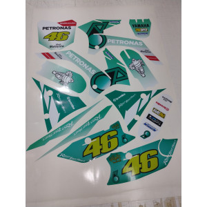 Kit vinilos pit bike malcor super racer petronas