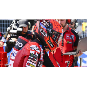 Pegatinas casco Marc Márquez visera shoei