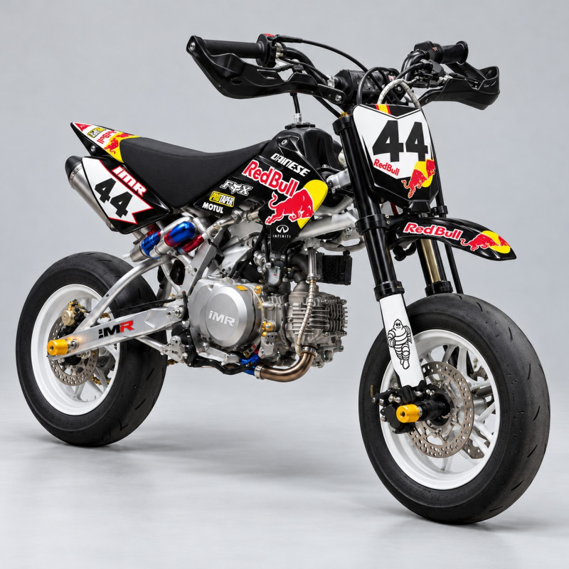 Kit pegatinas crf50 red bull réplica.