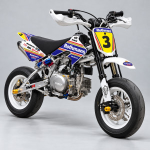 Pegatinas pit bike imr corse honda crf50 rothmans réplica