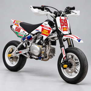 Kit pegatinas honda crf50 San Carlo réplica