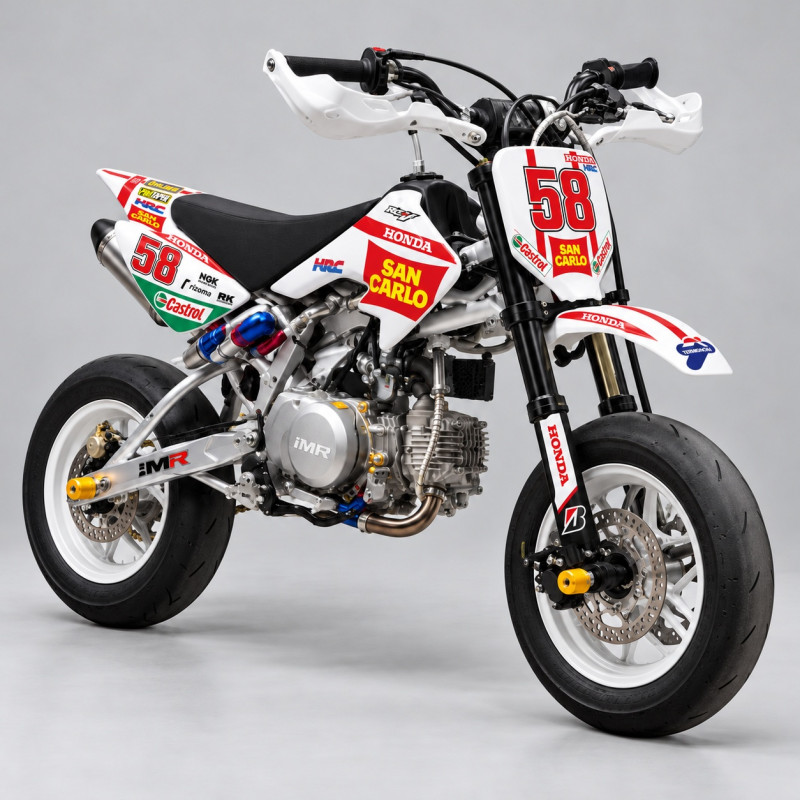 Kit pegatinas honda crf50 San Carlo réplica
