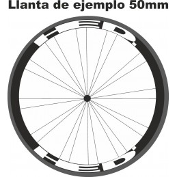 pegatinas HED para llantas de bicicleta