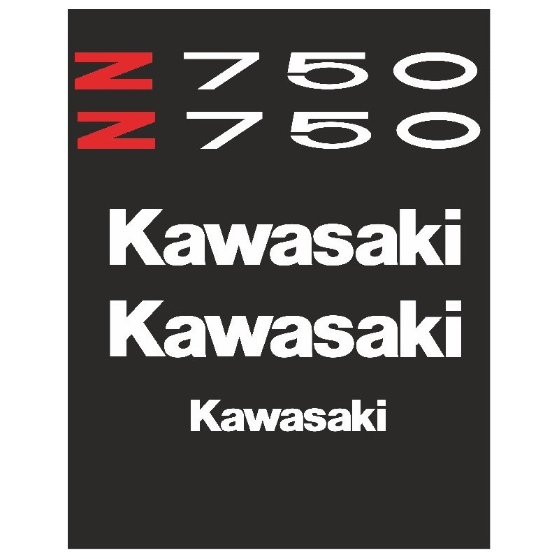 Pegatinas kawasaki Z750