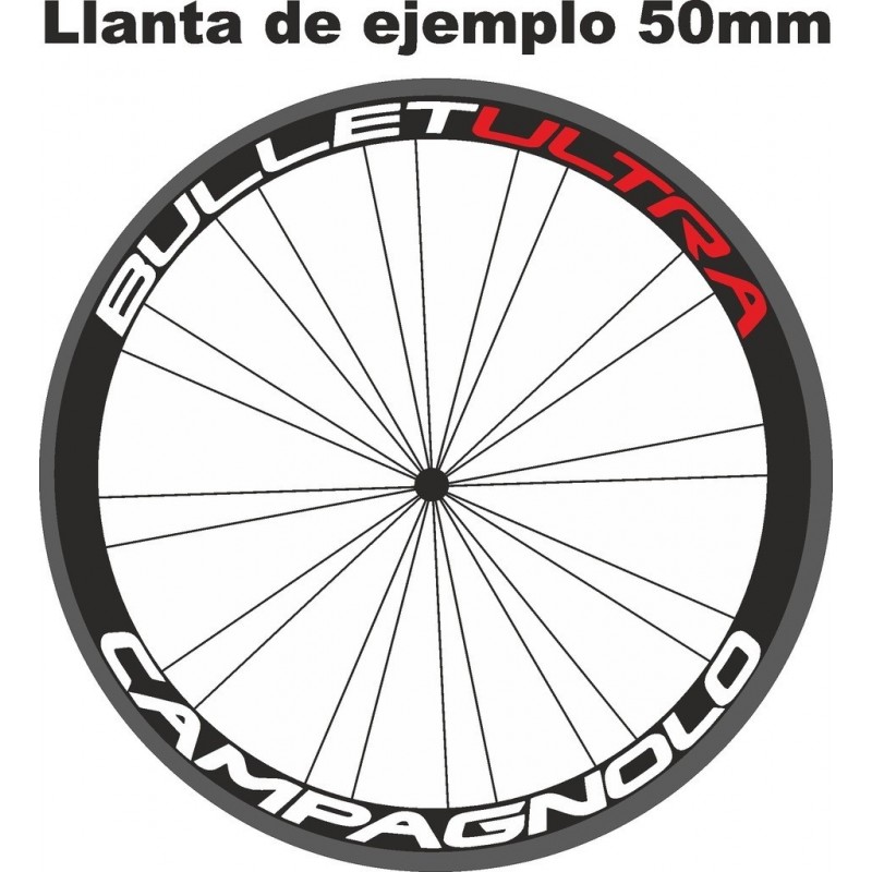 Pegatinas llantas bici campagnolo bullet ultra vinilos stickers autocollant decals ruedas calcas
