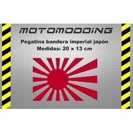 Pegatina bandera imperial Japón