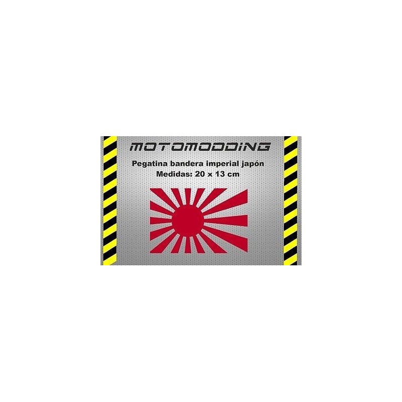 Pegatina bandera imperial Japón