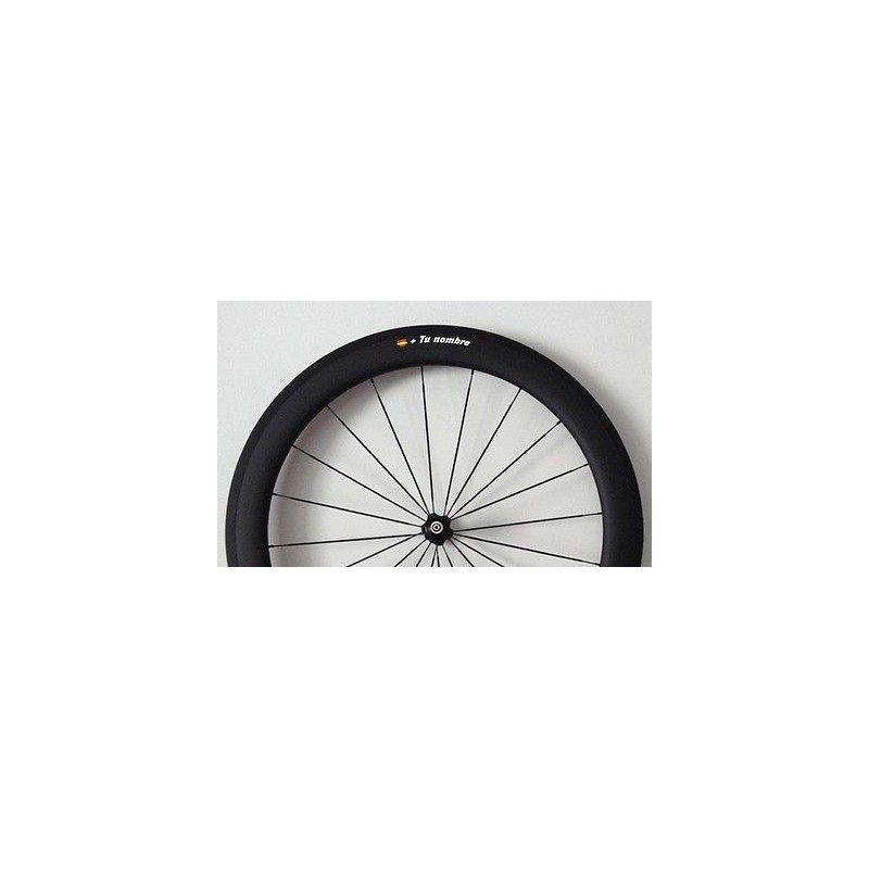 Pegatinas bandera España  rueda bicicleta 