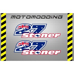 Pegatinas 27 Stoner dorsales