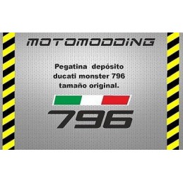 Pegatina depósito Ducati monster 796